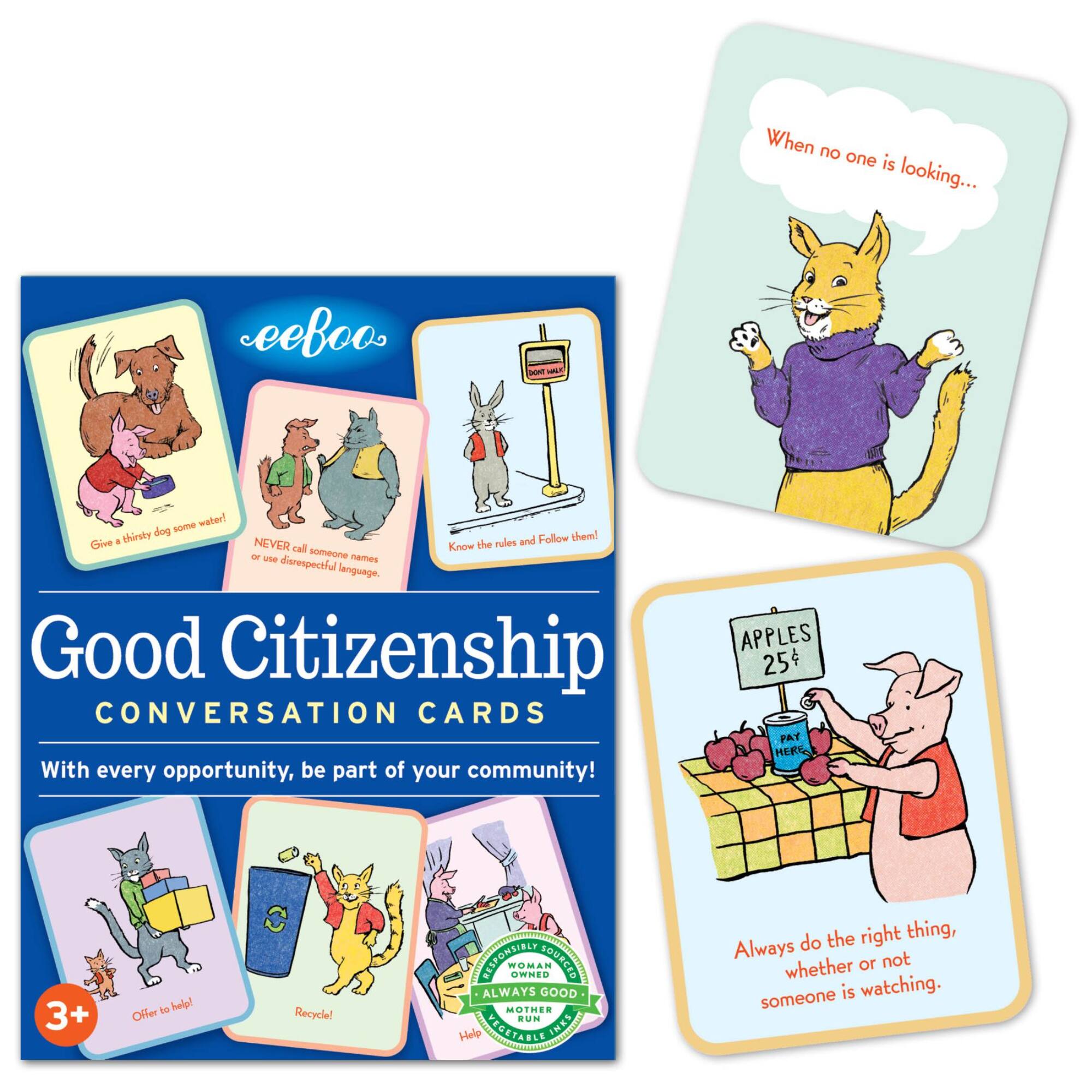 eeBoo Good Citizenship Conversation Flash Cards